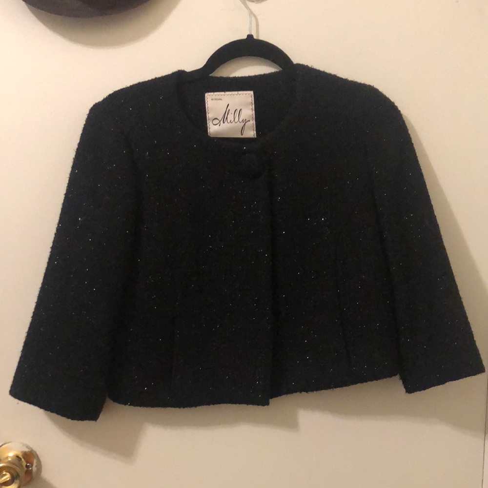 Gorgeous Milly wool shimmer coat